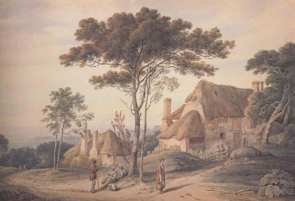 William Frederick Wells Cottages at Knockholt (mk47)
